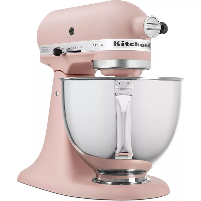 KitchenAid Artisan Series 325-Watt Tilt-Back Head Stand Mixer in Feather Pink
