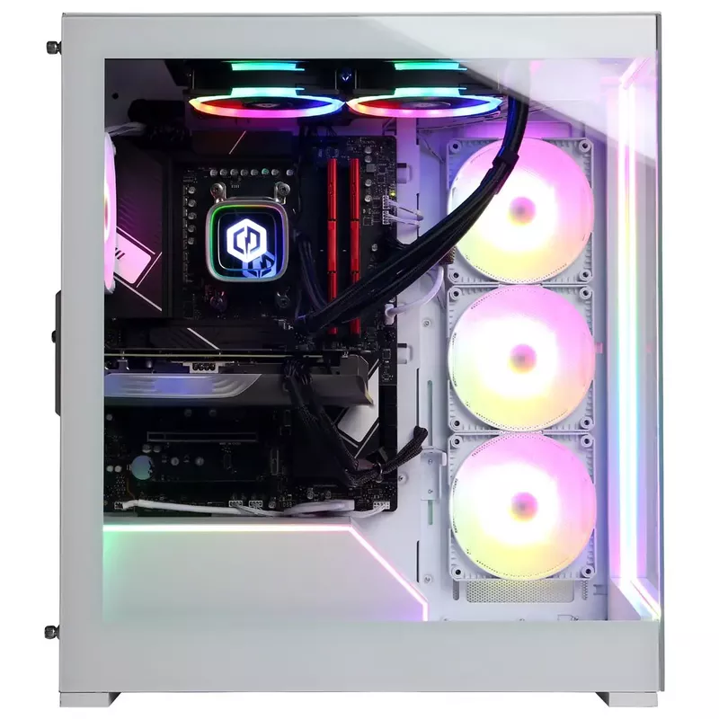 CyberPowerPC Gamer Supreme Liquid Cooled Gaming Desktop Computer, AMD Ryzen 9 7900X 4.7GHz, 64GB RAM, 2TB SSD, NVIDIA GeForce RTX 4070 SUPER 12GB, Windows 11 Home