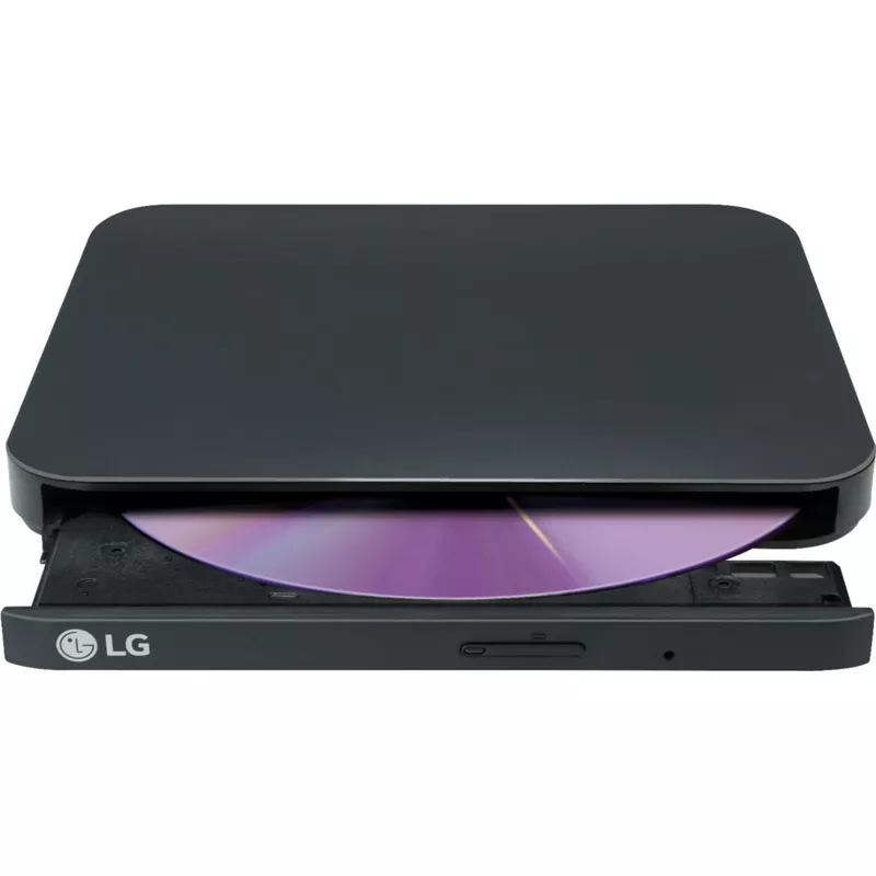 LG - 8x External USB Double-Layer DVD±RW/CD-RW Drive - Black