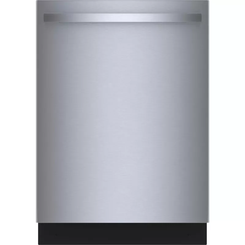 Bosch - 800 Series 24" Top Control Smart Built-In Stainless Steel Tub Dishwasher with Flexible 3rd Rack, 42dBA - Stainless Steel