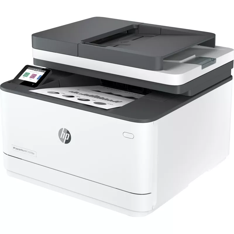 HP - LaserJet Pro MFP 3101fdw Wireless Black-and-White All-in-One Laser Printer