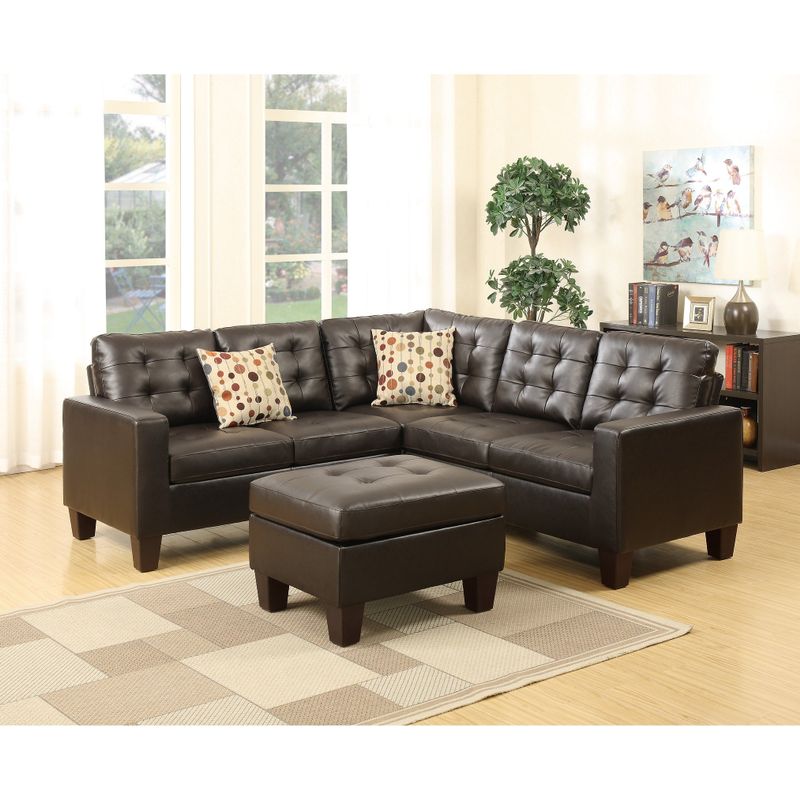 4 Piece Modular Sectional Sofa - Carmine