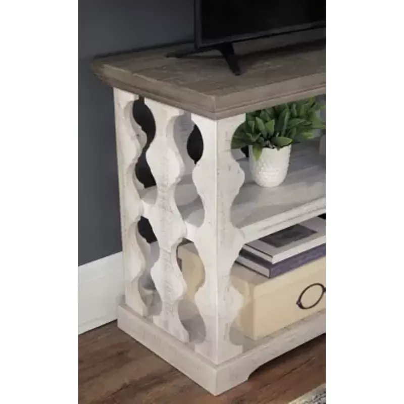 Rent to own Gray/White Havalance Console Sofa Table