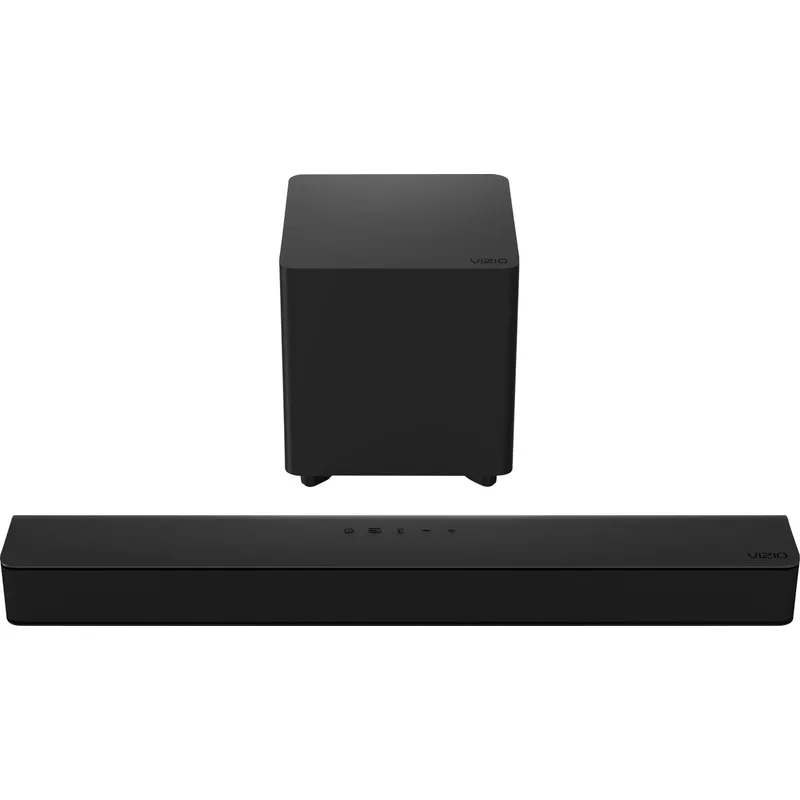 Vizio - V-Series 2.1 Compact Sound Bar, Black