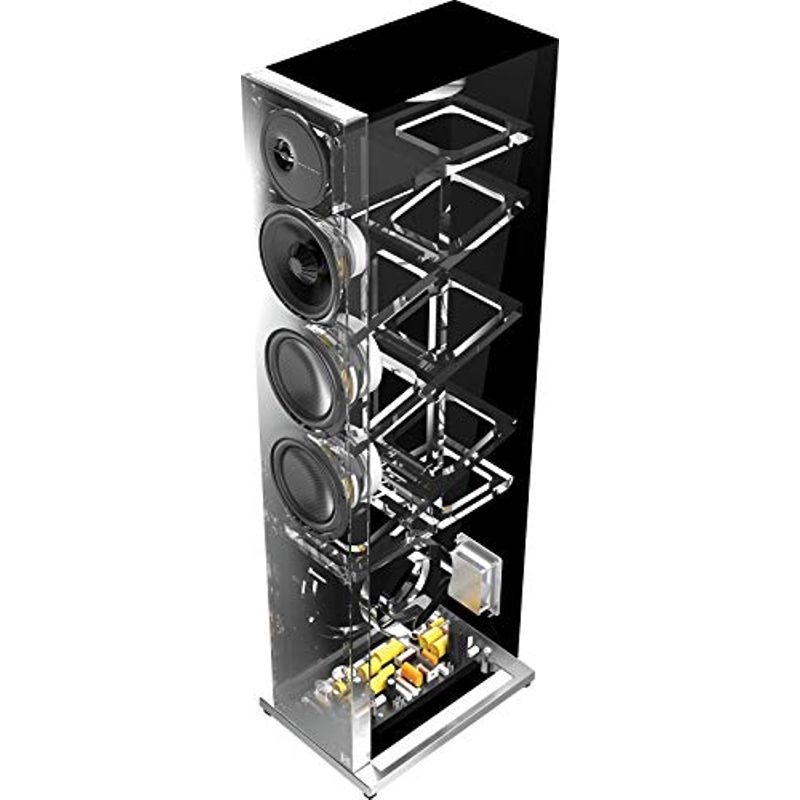 Demand D17 High-Performance Tower Speakers (Right, Black)
