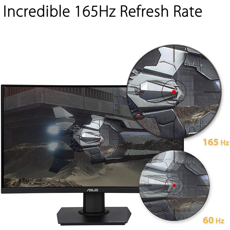 ASUS TUF VG24VQE 23.6" 16:9 Full HD 165Hz VA LCD Gaming Monitor with Adaptive-Sync/FreeSync