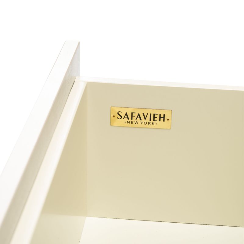 SAFAVIEH Genevieve 3-Drawer Storage Bedroom Dresser - Walnut/Black