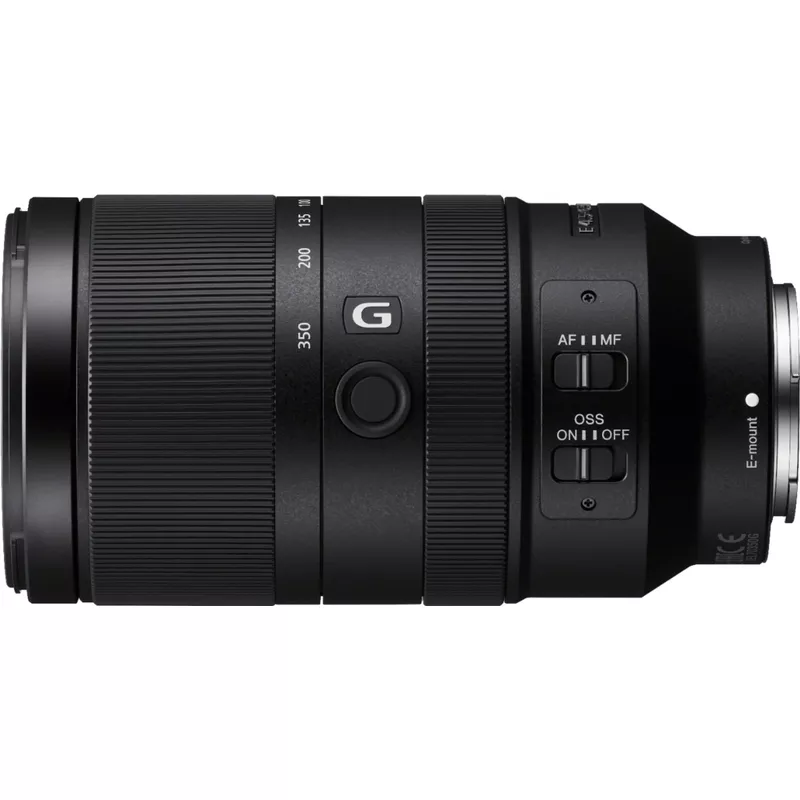 Sony - E 70-350mm F4.5-6.3 G OSS Telephoto Zoom Lens for E-mount Cameras - Black