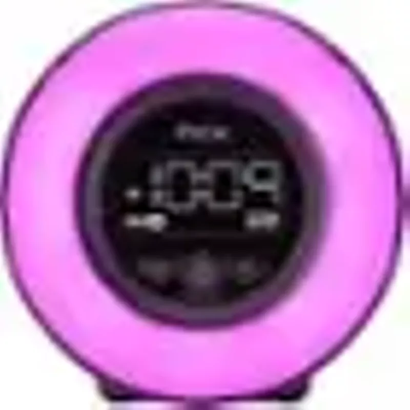Ihome Powerclock Glow Color Changing Bluetooth Alarm Clock