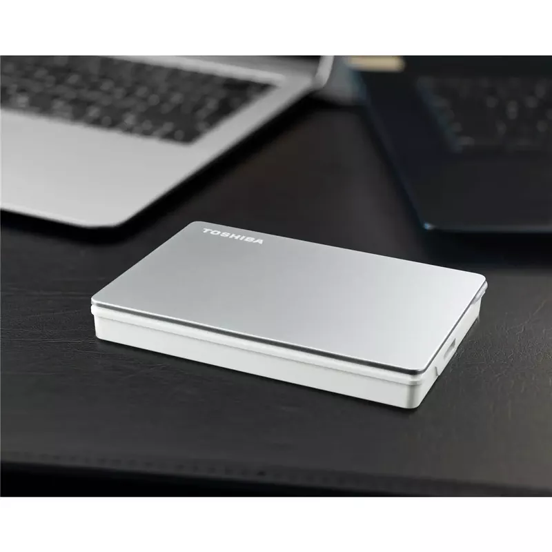 Toshiba Canvio Flex 1TB USB 3.2 Gen 1 Type-C Portable Hard Drive, Silver