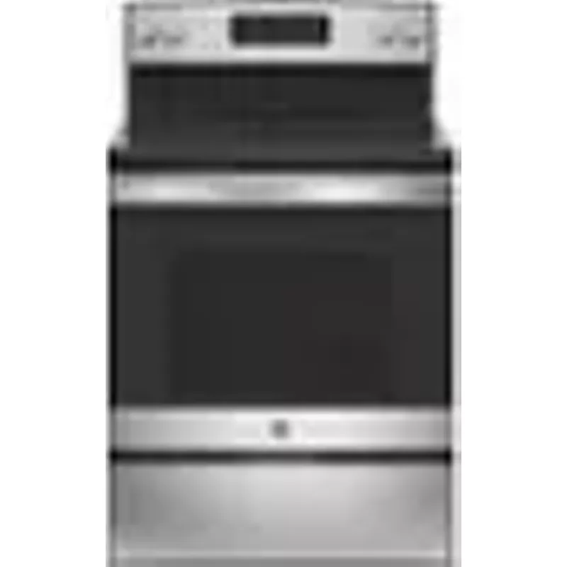 GE - 5.3 Cu. Ft. Freestanding Electric Range with Self-cleaning - Stainless Steel