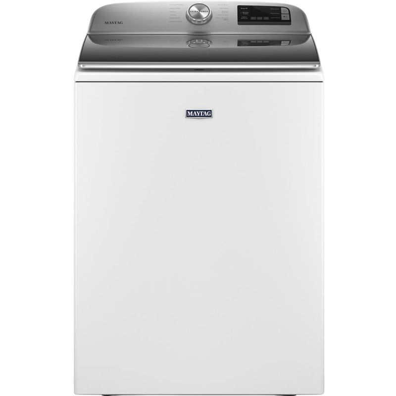 Front Zoom. Maytag - 4.7 Cu. Ft. Smart Top Load Washer with Extra Power Button - White