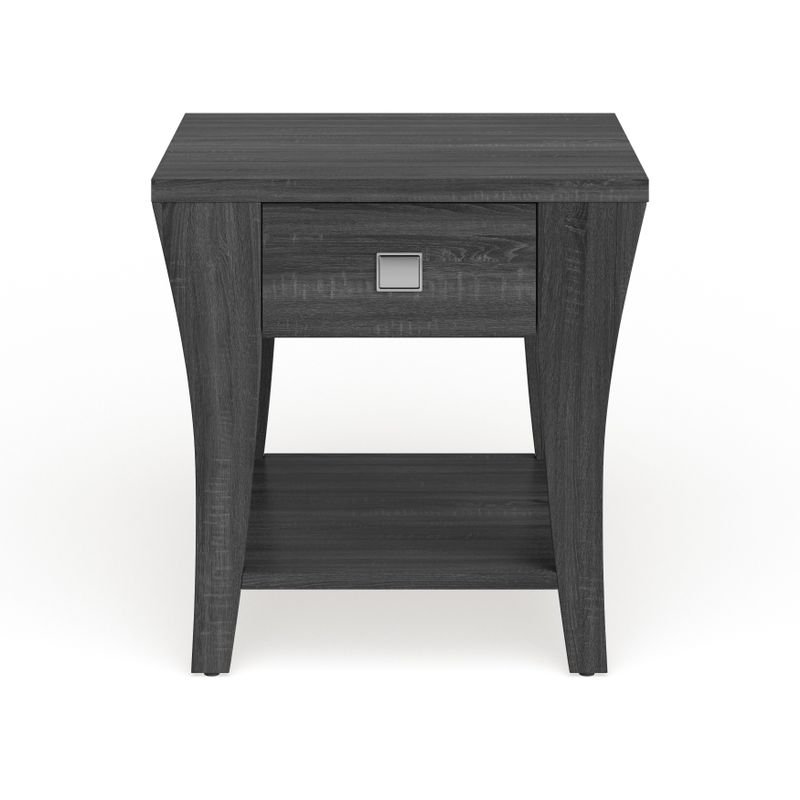 Furniture of America Werc Contemporary Grey 22-inch 1-shelf Side Table - Grey