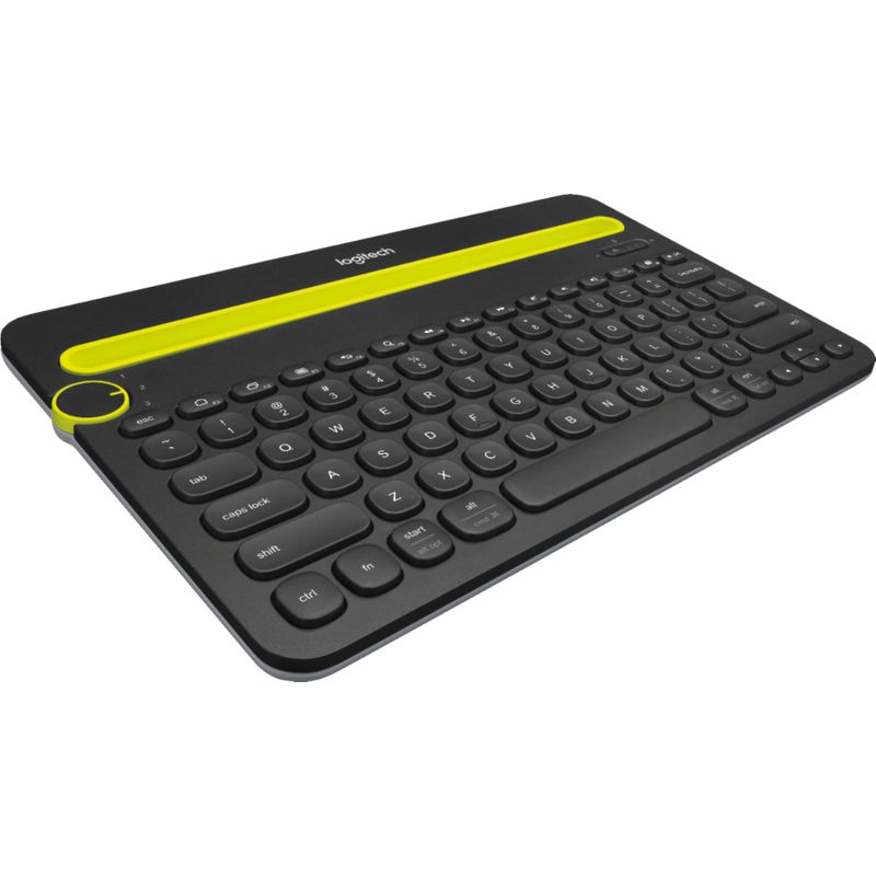 Angle Zoom. Logitech - K480 Tenkeyless (TKL) Bluetooth Membrane Multidevice Keyboard - Black