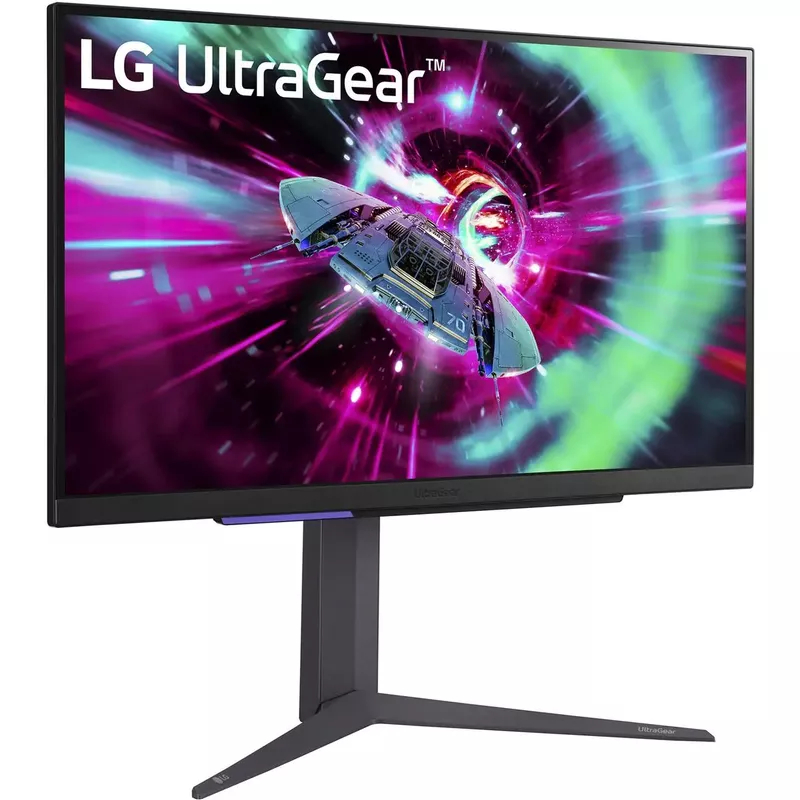 LG - UltraGear 27" IPS UHD 1-ms FreeSync and G-SYNC Compatible Monitor with HDR (Display Port, HDMI) - Black