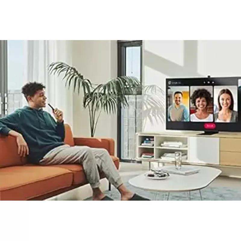 SAMSUNG Slim Fit Camera, Full HD 1080p at 30 fps, TV Webcam with Tilt, Magnetic Attachment, VG-STCBU2K/ZA, 2022