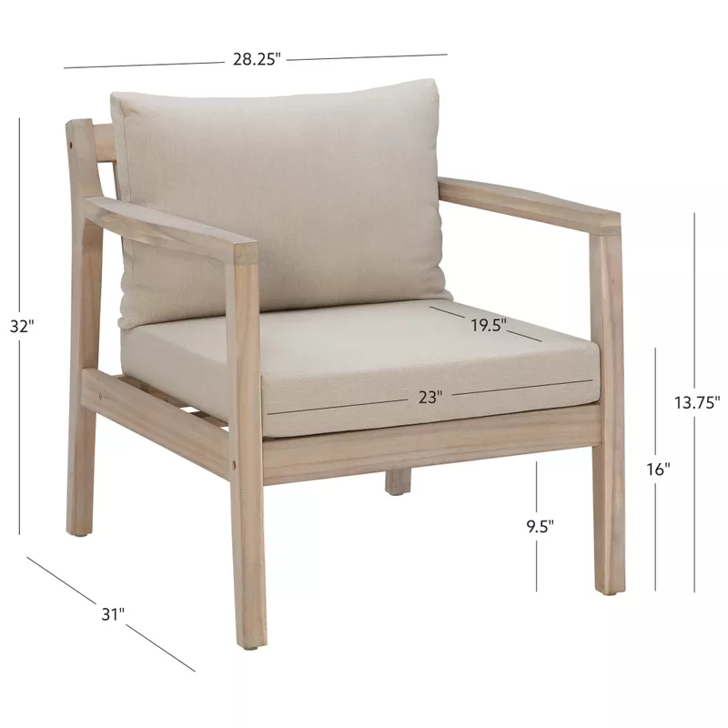 Searle Side Chair Set Of 2 Beige Natural