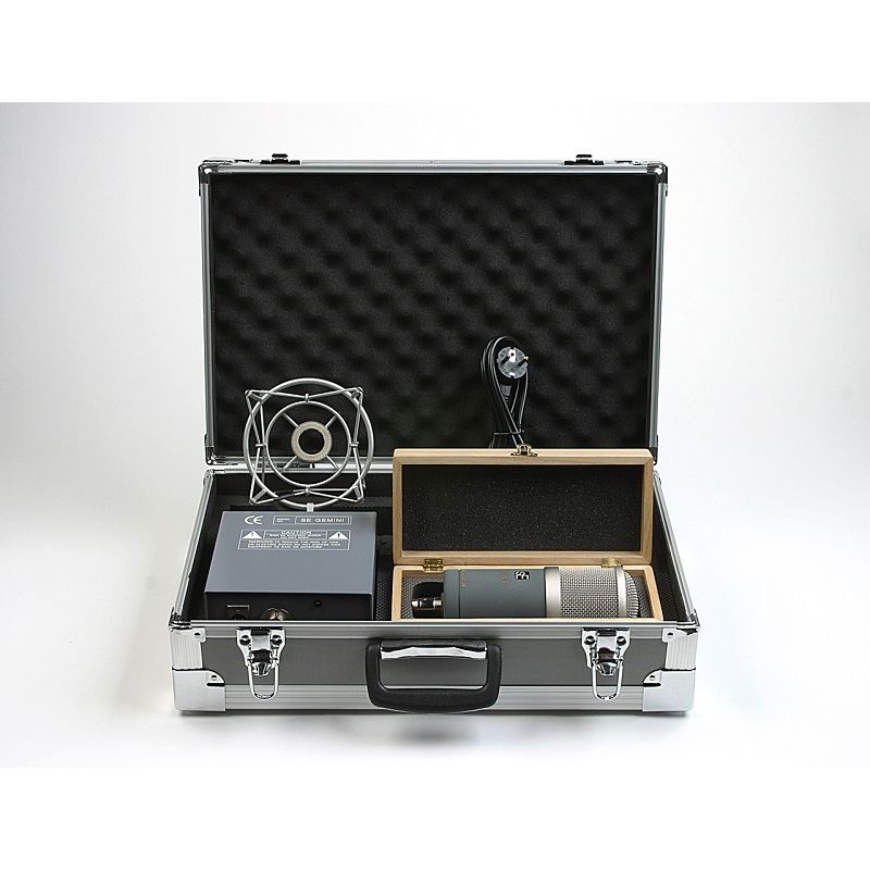 SE GEMINI-II Dual Tube Cardiod Condenser Mic With Shockmount and Case