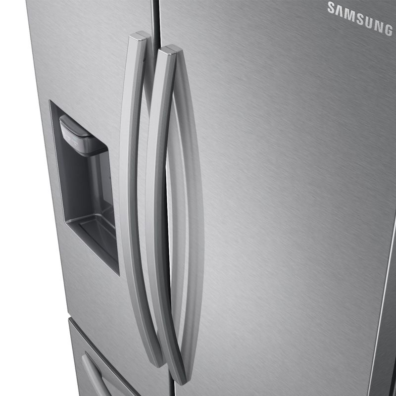 Alt View Zoom 5. Samsung - 27 cu. ft. Large Capacity 3-Door French Door Refrigerator with External Water & Ice Dispenser - Stainless steel