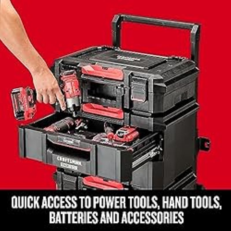 CRAFTSMAN TRADESTACK Tool Box, Tool Organizer, Drawer Unit (CMST21404)