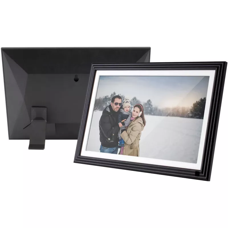 Aluratek - 10" IPS LCD Wi-Fi Touchscreen Digital Photo Frame - Black