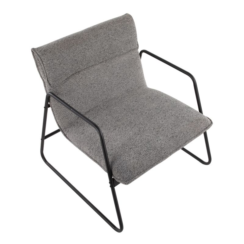 Carbon Loft Kerby Upholstered Arm Chair - Grey Noise Fabric