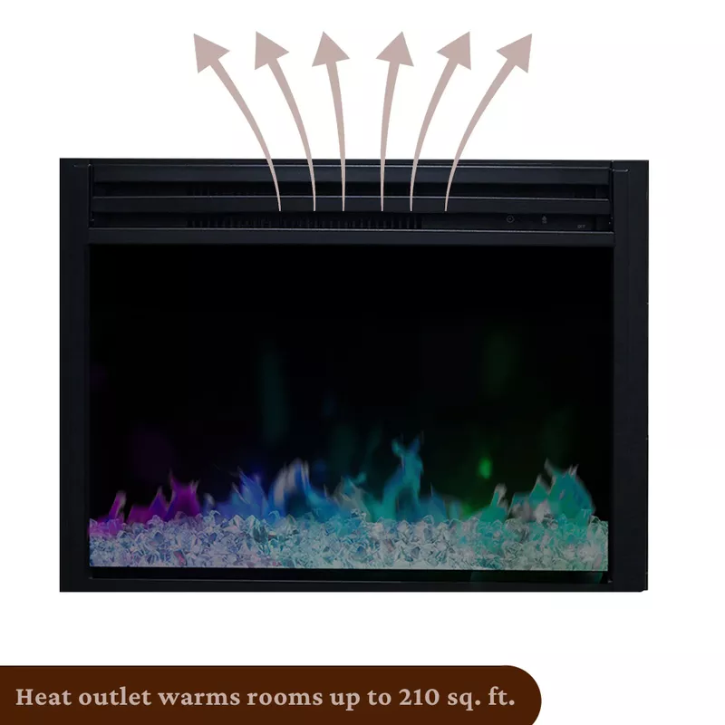 Rent to own 62In. Summit Farmhouse Style Electric Fireplace Mantel