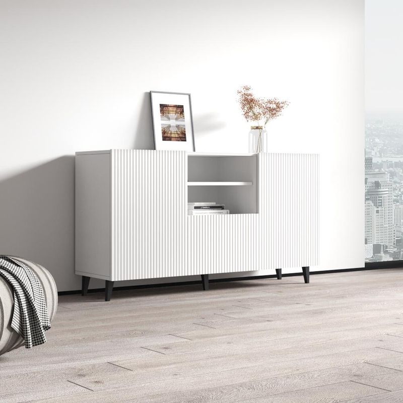 Pafos 2D1S 59" Sideboard - White