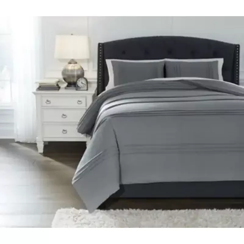 Gray Mattias Queen Comforter Set