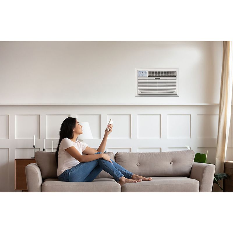 Alt View Zoom 16. Keystone - 350 Sq. Ft. Through-the-Wall Air Conditioner and 350 Sq. Ft. Heater - White