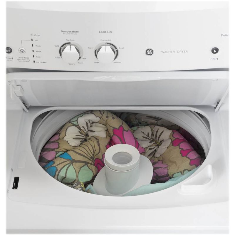 Alt View Zoom 13. GE - 3.8 Cu. Ft. Top Load Washer and 5.9 Cu. Ft. Gas Dryer Laundry Center - White