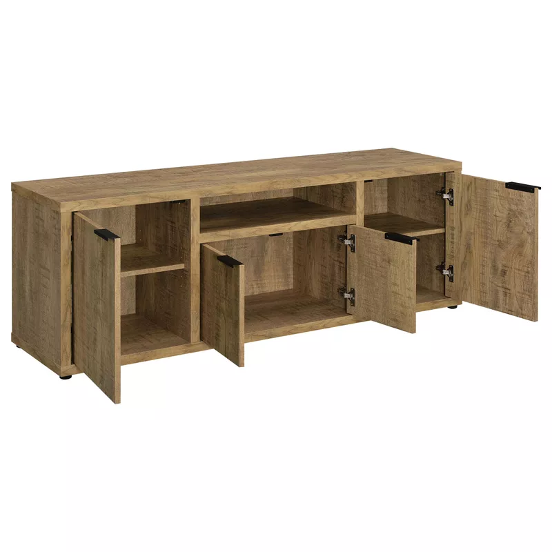 Tabby 4-door Engineered Wood 60" TV Stand Mango