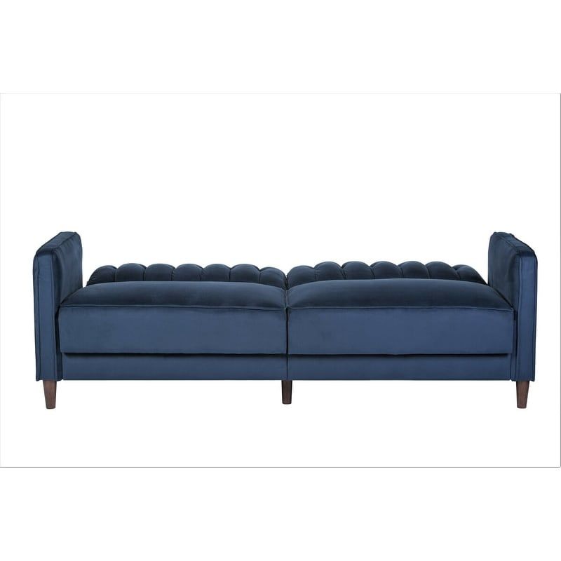 Grattan Luxury Tufted Sofa Bed - Dark blue