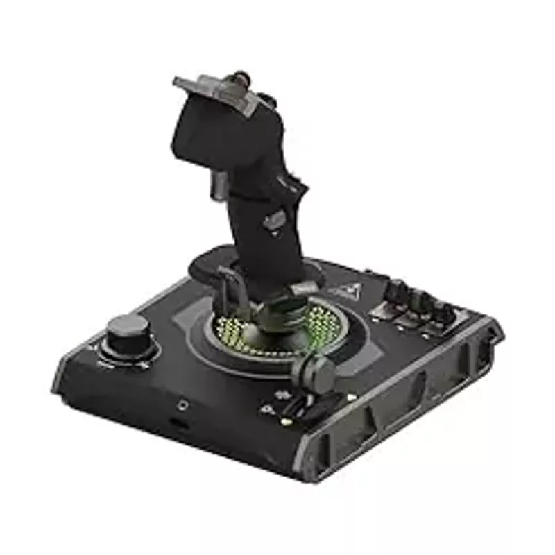 Turtle Beach VelocityOne Flightdeck Universal HOTAS Simulation System Joystick & Throttle for Air & Space Combat Simulation For Windows 10 & 11 PCs - Touch Display & Buttons, 139 Programmable Controls