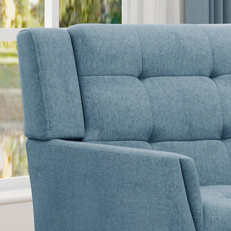 Candace Fabric Arm Chair and Loveseat Set by Christopher Knight Home - Blue
