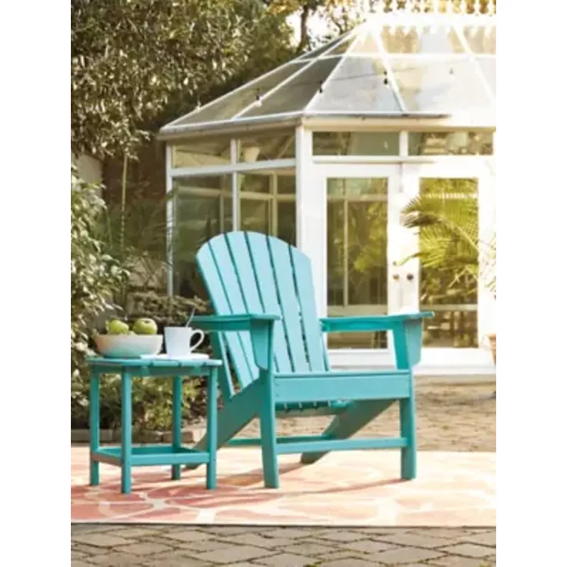 Turquoise Sundown Treasure Adirondack Chair