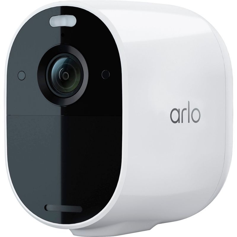 Front Zoom. Arlo - Essential Spotlight Camera – Indoor/Outdoor Wire-Free 1080p Security Camera - White