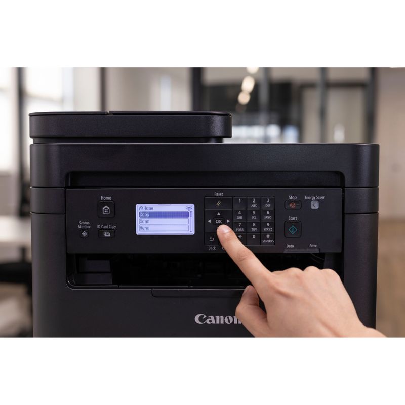 Alt View Zoom 26. Canon - imageCLASS MF273dw Wireless Black-and-White All-In-One Laser Printer - Black