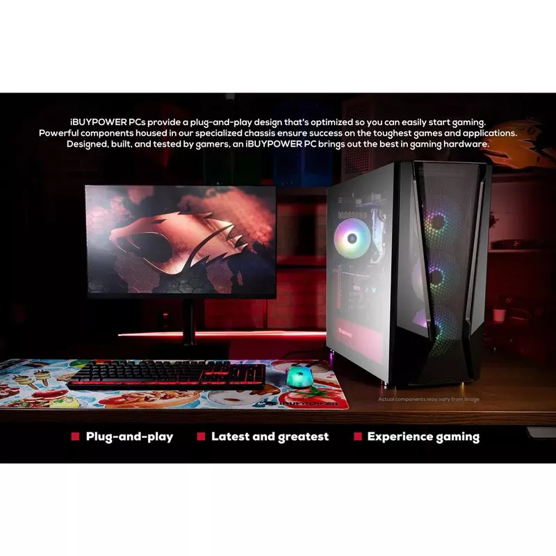 Rent To Own IBUYPOWER - TraceMesh Gaming Desktop - Intel Core I7-13700F ...