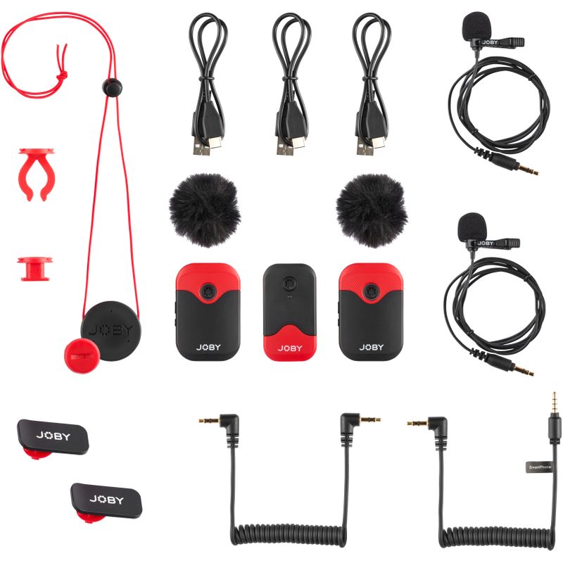 Angle Zoom. JOBY - Wavo Air Wireless Lavalier Microphone System and Vlogging Kit