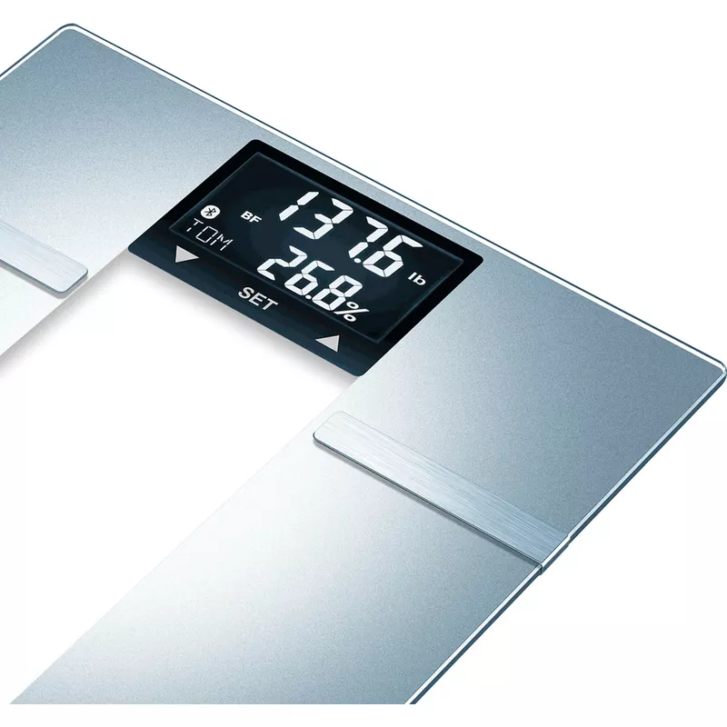 Beurer - Bluetooth Digital Body Weight Scale - Silver