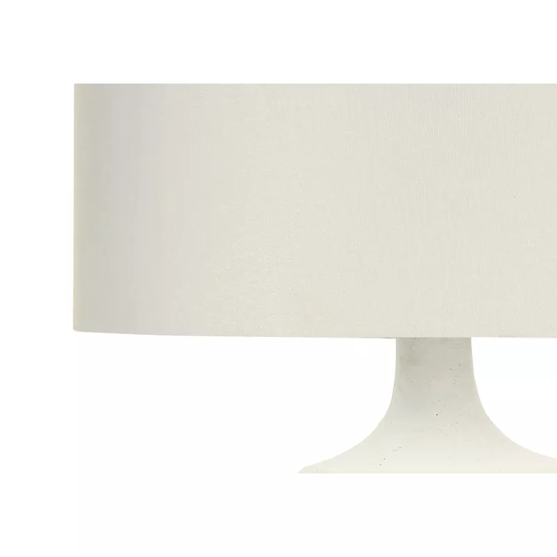 Lighting - 26"H Table Lamp Cream Resin / Ivory Shade