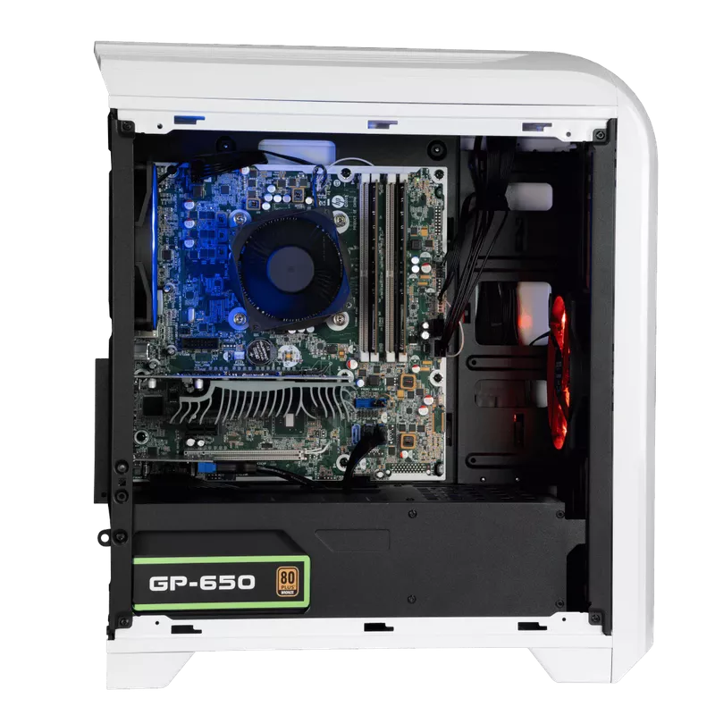 Periphio Vortex Prebuilt Gaming PC, Intel Core i5-6500 (3.6GHz Turbo), GeForce GT 1030 (2GB), 1TB Solid State SSD, 16GB DDR4 RAM, Windows 10, WiFi + BT (Refurbished)
