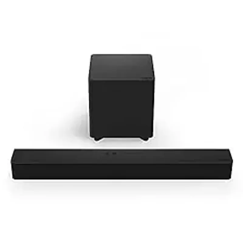 VIZIO - 2.1-Channel V-Series Home Theater Sound Bar with DTS Virtual:X and Wireless Subwoofer - Black