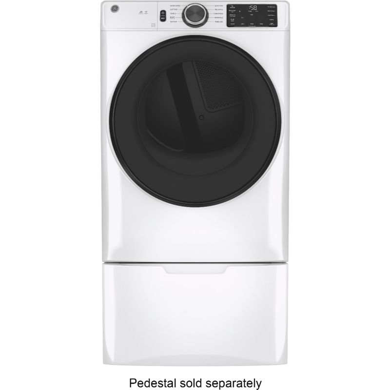 Alt View Zoom 11. GE - 7.8 Cu. Ft. 10-Cycle Gas Dryer - White on white