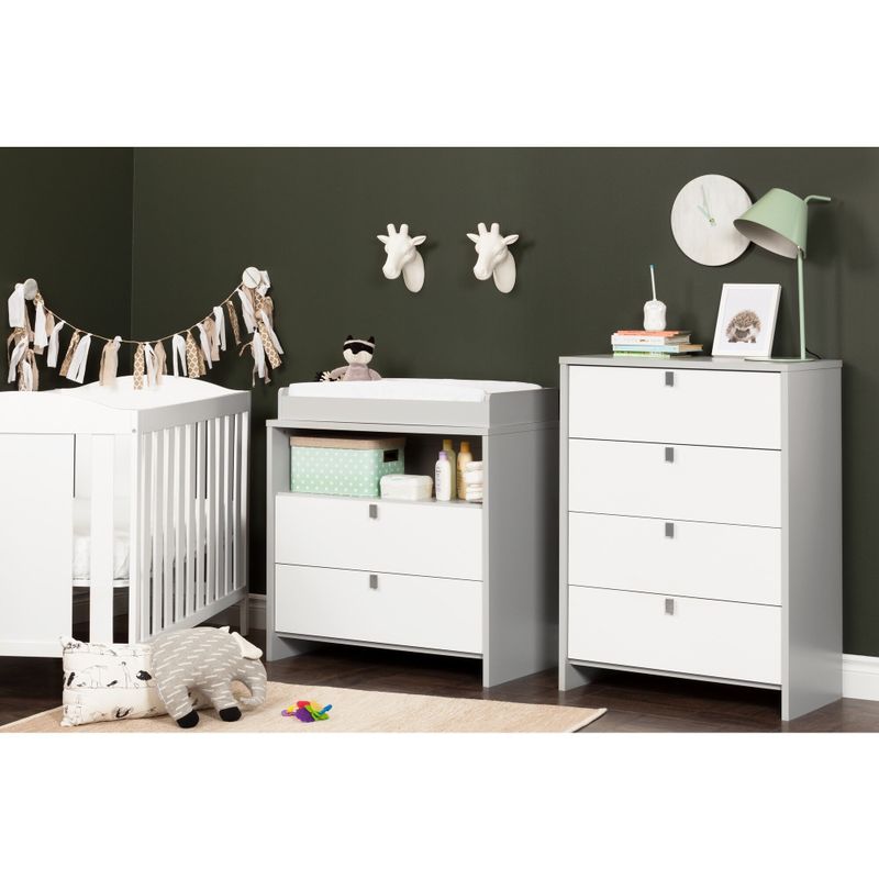 South Shore Cookie Changing Table - Grey - N/A