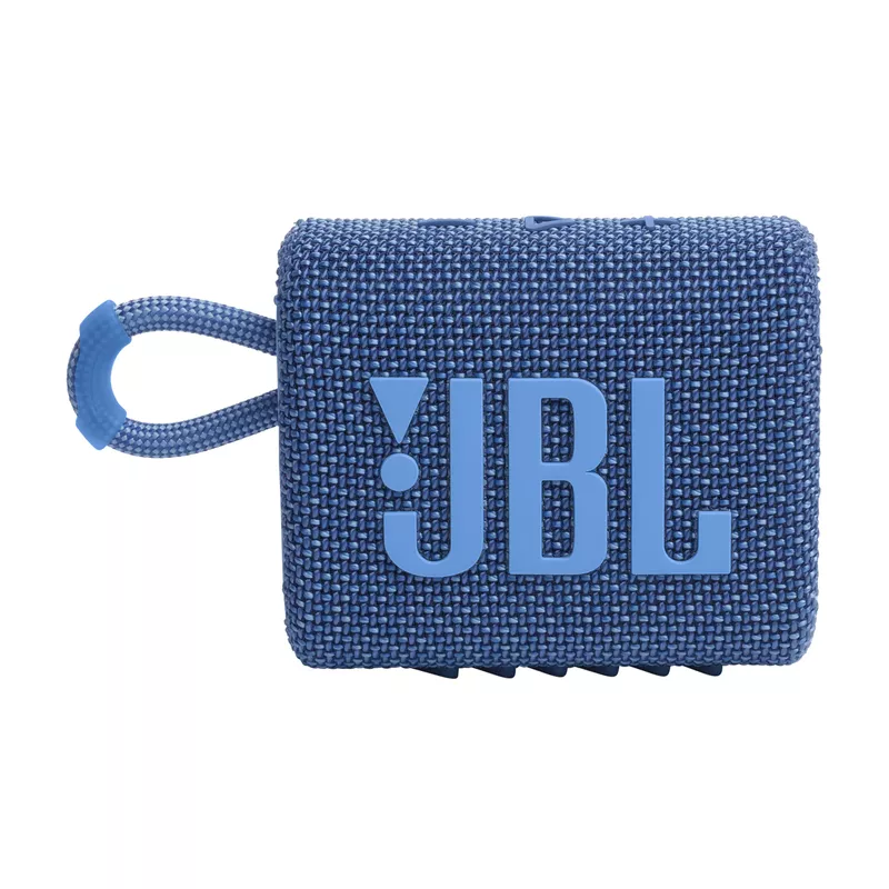 JBL - Go 3 Eco Ultra-Portable Waterproof Bluetooht Speaker Blue