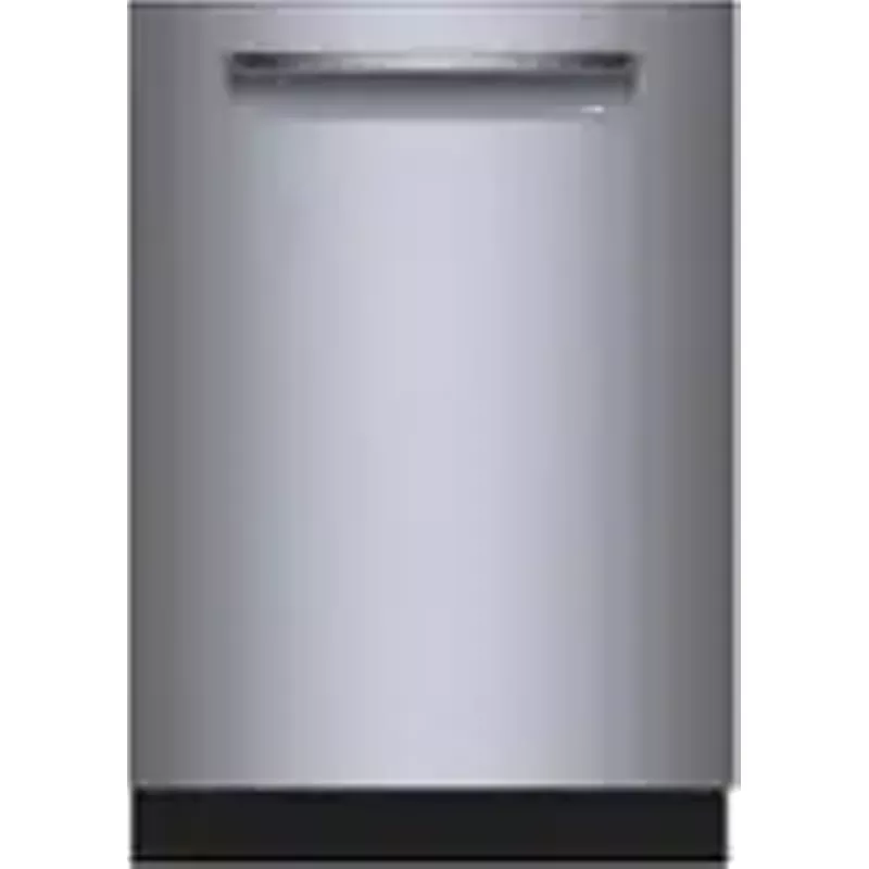 Bosch - 800 Series 24 in. Stainless Steel Top Control Built-In Pocket Handle Dishwasher with Stainless Steel Tub - Stainless Steel