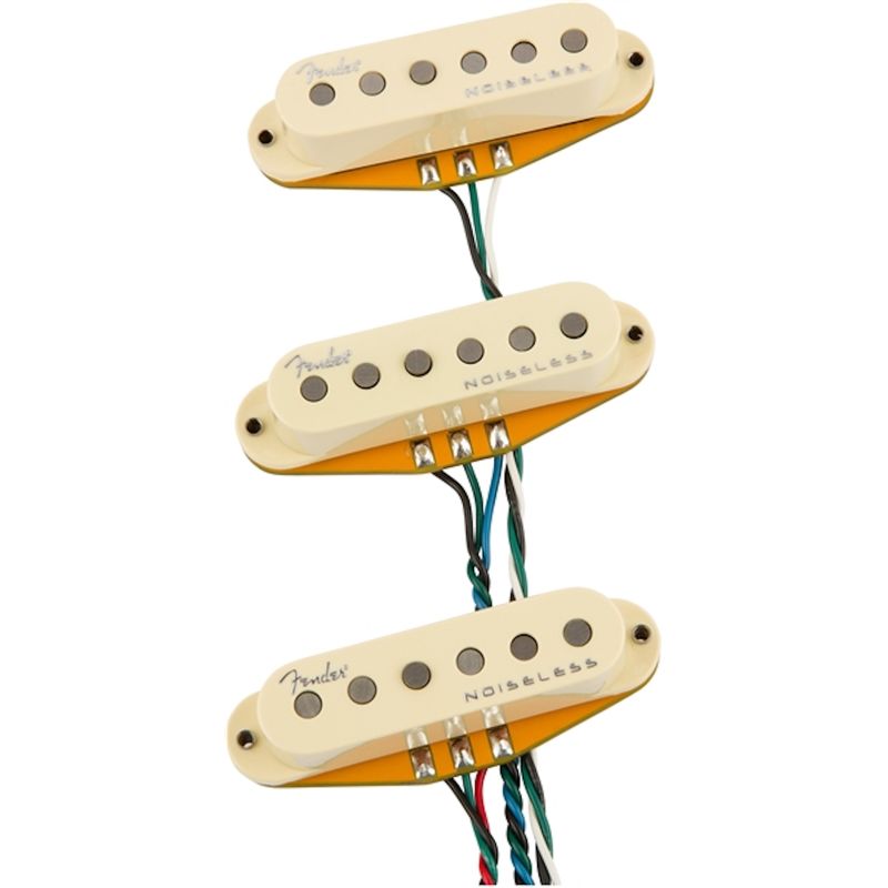 Fender Gen 4 Noiseless Stratocaster Pickups Set Of 3 Aged White