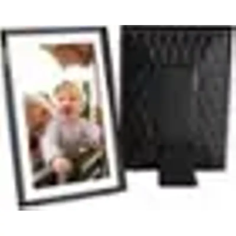 Nixplay - W10P Touch Classic 10.1-inch LCD Smart Digital Photo Frame - Black - Classic Matte